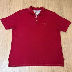 Tommy Bahama Emfielder Polo Shirt Red Santa Marlin Christmas Edition Size XL